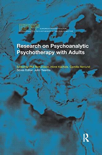 Beispielbild fr Research on Psychoanalytic Psychotherapy with Adults zum Verkauf von Chiron Media