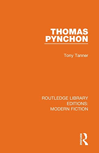 Imagen de archivo de Thomas Pynchon (Routledge Library Editions: Modern Fiction) a la venta por Chiron Media
