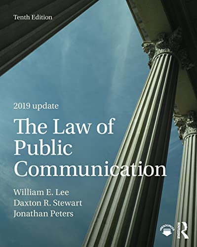 9780367353094: The Law of Public Communication 2019 Update