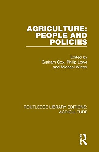 Stock image for Agriculture: People and Policies (Routledge Library Editions: Agriculture) for sale by Chiron Media