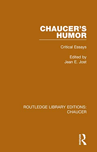 9780367357320: Chaucer's Humor: Critical Essays: 8 (Routledge Library Editions: Chaucer)
