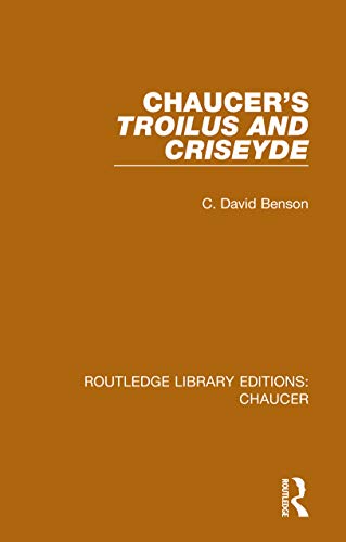 Stock image for Chaucer's Troilus and Criseyde (Routledge Library Editions: Chaucer) for sale by Chiron Media