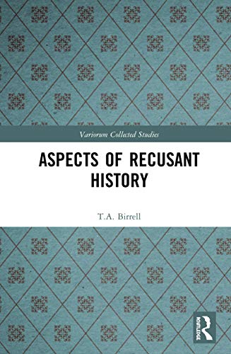 Beispielbild fr Aspects of Recusant History zum Verkauf von Blackwell's