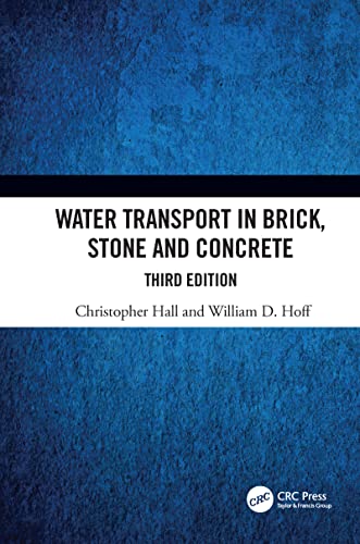 Imagen de archivo de Water Transport in Brick Stone and Concrete a la venta por TextbookRush