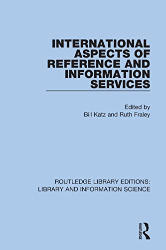 Beispielbild fr International Aspects of Reference and Information Services zum Verkauf von Blackwell's