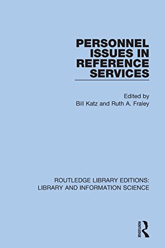 Beispielbild fr Personnel Issues in Reference Services zum Verkauf von Blackwell's