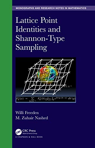 Imagen de archivo de Lattice Point Identities and Shannon-Type Sampling (Chapman & Hall/CRC Monographs and Research Notes in Mathematics) a la venta por Chiron Media