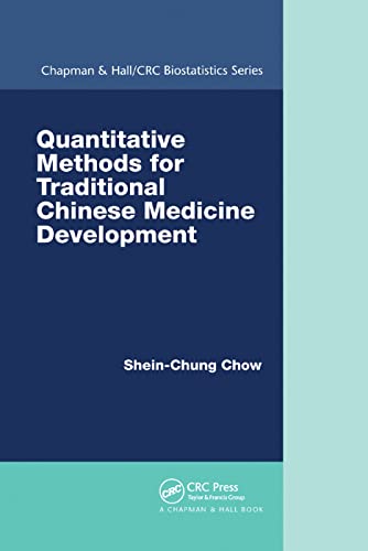 Beispielbild fr Quantitative Methods for Traditional Chinese Medicine Development zum Verkauf von Blackwell's