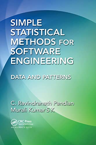Beispielbild fr Simple Statistical Methods for Software Engineering: Data and Patterns zum Verkauf von Blackwell's