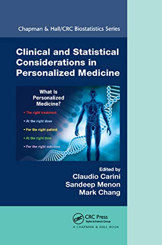 Beispielbild fr Clinical and Statistical Considerations in Personalized Medicine zum Verkauf von Blackwell's
