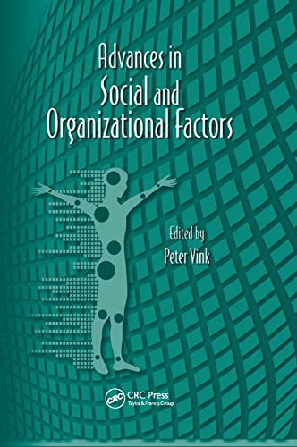 Stock image for ADVANCES IN SOCIAL AND ORGANIZATIONAL FACTORS for sale by Revaluation Books