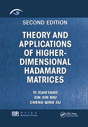 Beispielbild fr Theory and Applications of Higher-Dimensional Hadamard Matrices, Second Edition zum Verkauf von Blackwell's