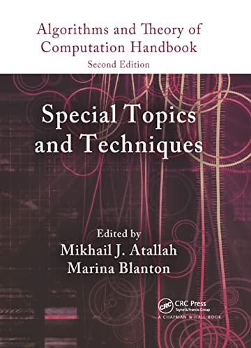 9780367384845: Algorithms and Theory of Computation Handbook, Volume 2: Special Topics and Techniques (Chapman & Hall/CRC Applied Algorithms and Data Structures series)