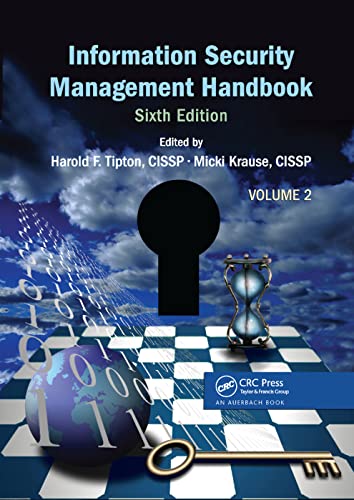 Beispielbild fr Information Security Management Handbook. Volume 2 zum Verkauf von Blackwell's