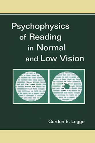 Beispielbild fr Psychophysics of Reading in Normal and Low Vision zum Verkauf von Blackwell's