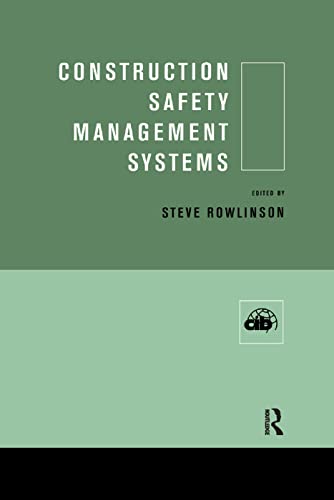 Beispielbild fr Construction Safety Management Systems zum Verkauf von Blackwell's