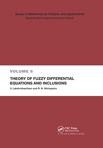 Stock image for Theory of Fuzzy Differential Equations and Inclusions (Mathematical Analysis and Applications) for sale by Lucky's Textbooks