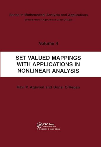 Imagen de archivo de Set Valued Mappings With Applications in Nonlinear Analysis a la venta por Blackwell's