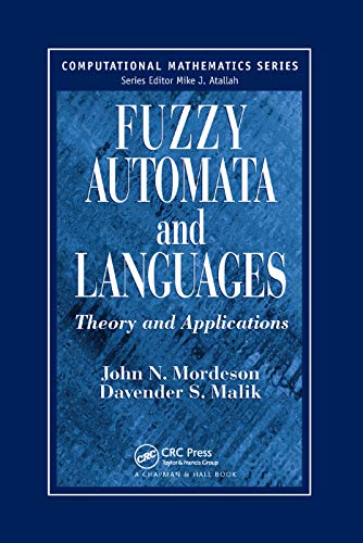 Stock image for Fuzzy Automata and Languages: Theory and Applications for sale by Books Unplugged