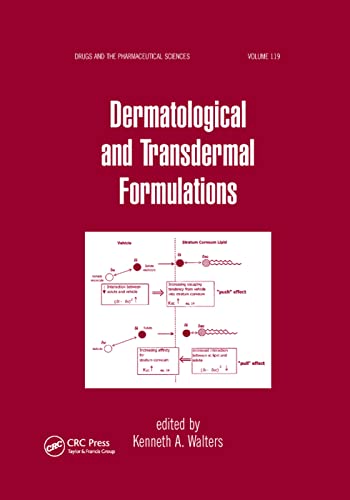 Beispielbild fr Dermatological and Transdermal Formulations zum Verkauf von Blackwell's