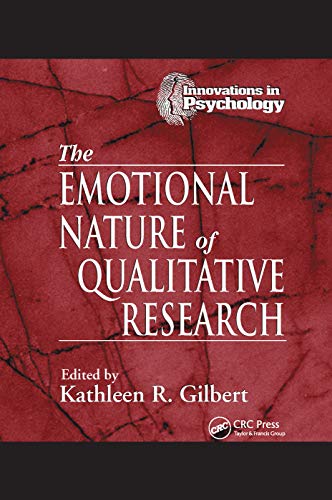 Imagen de archivo de The Emotional Nature of Qualitative Research a la venta por Blackwell's