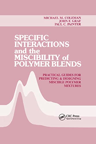 Beispielbild fr Specific Interactions and the Miscibility of Polymer Blends zum Verkauf von Blackwell's