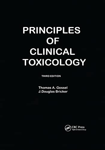 Beispielbild fr Principles Of Clinical Toxicology zum Verkauf von Blackwell's