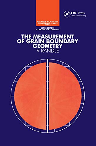 Imagen de archivo de The Measurement of Grain Boundary Geometry a la venta por Blackwell's