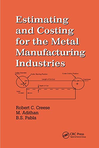 Stock image for Estimating and Costing for the Metal Manufacturing Industries for sale by Books Unplugged