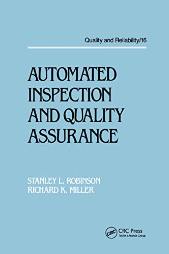 Beispielbild fr Automated Inspection and Quality Assurance zum Verkauf von Blackwell's