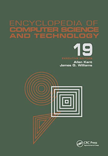 Beispielbild fr Encyclopedia of Computer Science and Technology: Volume 19 - Supplement 4: Access Technoogy: Inc. to Symbol Manipulation Patkages (Computer Science and Technology Encyclopedia) zum Verkauf von Buchpark