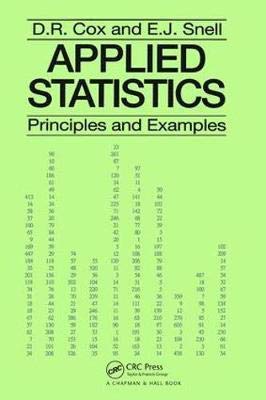 Imagen de archivo de Applied Statistics: Principles And Examples a la venta por Mispah books
