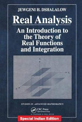 Stock image for Real Analysis: An Introduction To The Theory of Real Functions and Integration for sale by Mispah books