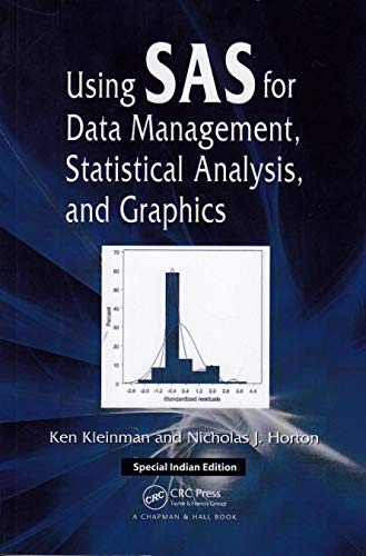 Imagen de archivo de Using SAS for Data Management, Statistical Analysis, and Graphics (Special Indian Edition - Reprint Year: 2020) a la venta por Mispah books
