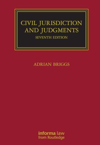 Imagen de archivo de Civil Jurisdiction and Judgments (Lloyd's Commercial Law Library) a la venta por Brook Bookstore
