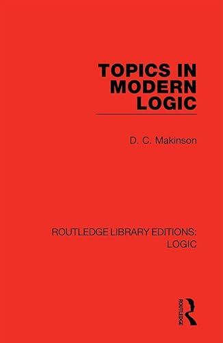 9780367420512: Topics in Modern Logic: 14 (Routledge Library Editions: Logic)