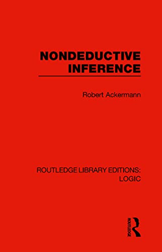 Beispielbild fr Nondeductive Inference zum Verkauf von Blackwell's