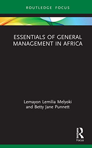 Imagen de archivo de Essentials of General Management in Africa a la venta por Blackwell's