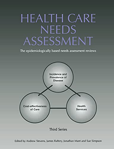 Imagen de archivo de Health Care Needs Assessment: The Epidemiologically Based Needs Assessment Reviews, First Series: Vol 2 a la venta por Revaluation Books