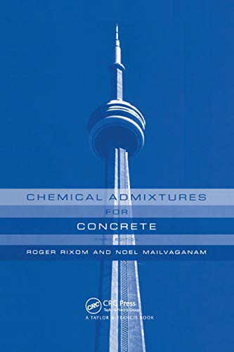 Imagen de archivo de Chemical Admixtures for Concrete a la venta por THE SAINT BOOKSTORE