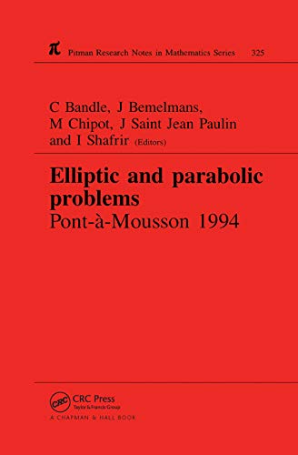 Beispielbild fr Elliptic and Parabolic Problems zum Verkauf von Blackwell's