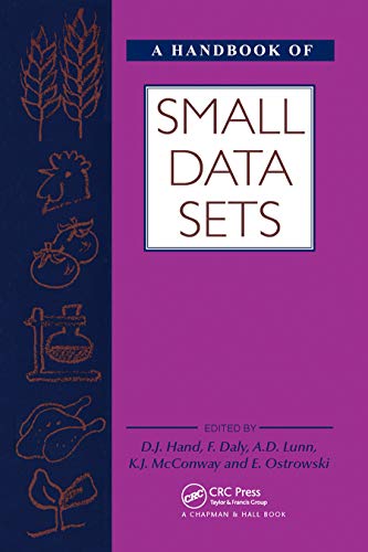 Stock image for A Handbook of Small Data Sets (Chapman & Hall Statistics Texts) for sale by Books Unplugged