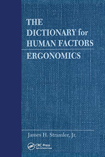 Beispielbild fr The Dictionary for Human Factors/Ergonomics zum Verkauf von Blackwell's