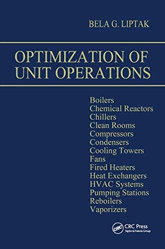 Imagen de archivo de Optimization of Unit Operations a la venta por Blackwell's