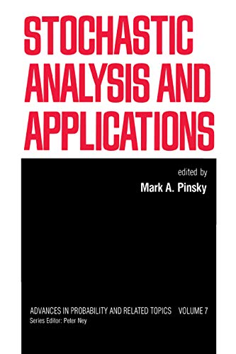 Imagen de archivo de Stochastic Analysis and Applications (Advances in Probability and Related Topics) a la venta por Book Deals