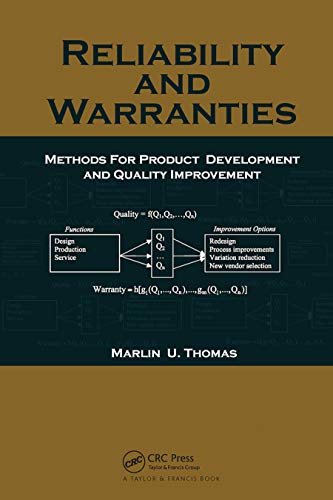 Stock image for Reliability and Warranties: Methods for Product Development and Quality Improvement for sale by Blackwell's