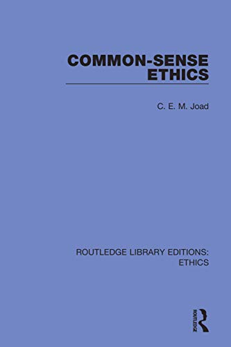 9780367470517: Common-Sense Ethics