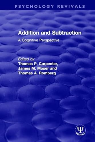 9780367495442: Addition and Subtraction: A Cognitive Perspective