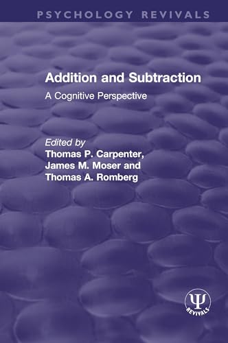 9780367495589: Addition and Subtraction: A Cognitive Perspective