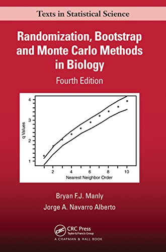 Beispielbild fr Randomization, Bootstrap and Monte Carlo Methods in Biology (Chapman & Hall/CRC Texts in Statistical Science) zum Verkauf von BooksRun